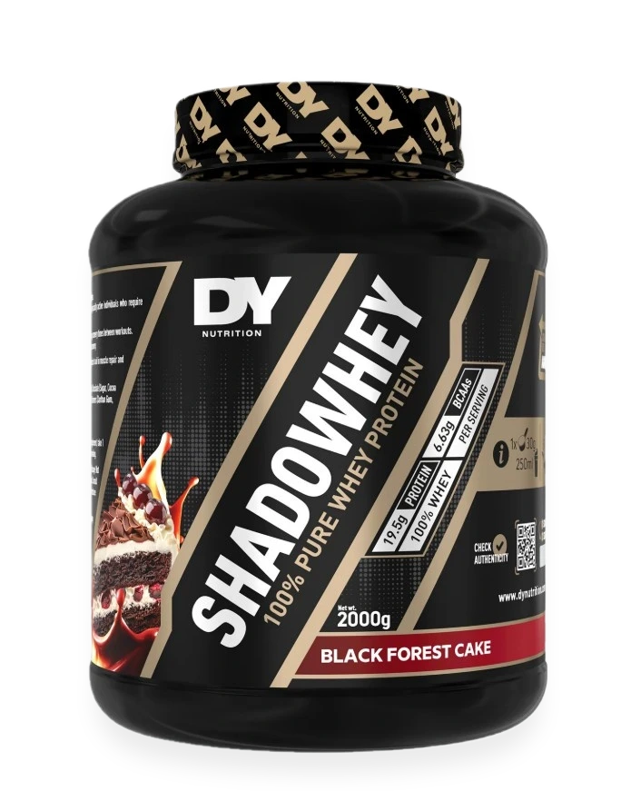ShadoWhey 100% Pure Whey Protein, Black Forest Cake - 2000 grams