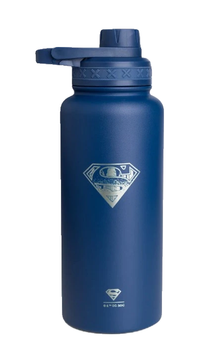 Bohtal Insulated Sports Bottle - DC Comics, Superman Logo - 960 ml.