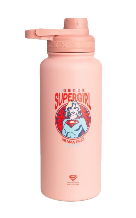 Bohtal Insulated Sports Bottle - DC Comics, Supergirl Drama Free - 960 ml.