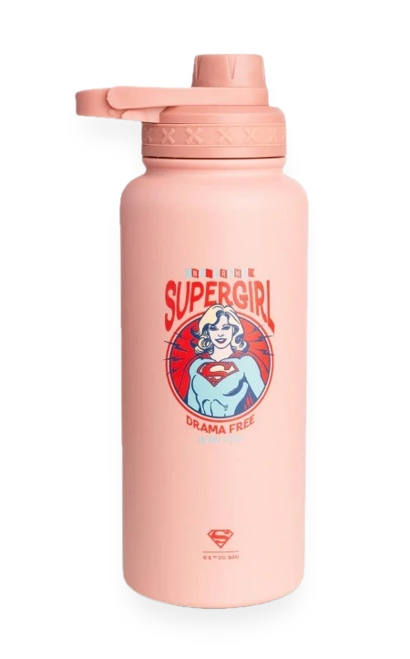 Bohtal Insulated Sports Bottle - DC Comics, Supergirl Drama Free - 960 ml.