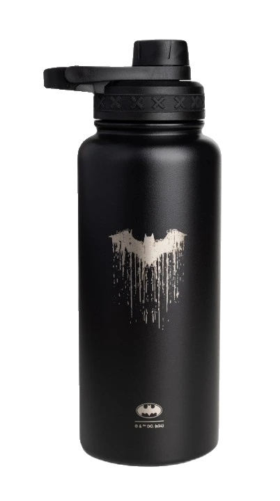 Bohtal Insulated Sports Bottle - DC Comics, Batman Logo Drip - 960 ml.