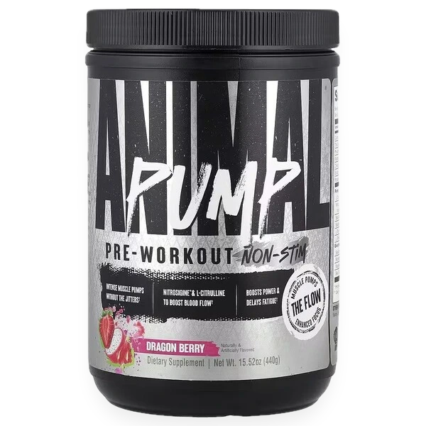 Pump Pre-Workout Non-Stim, Dragon Berry - 440 grams