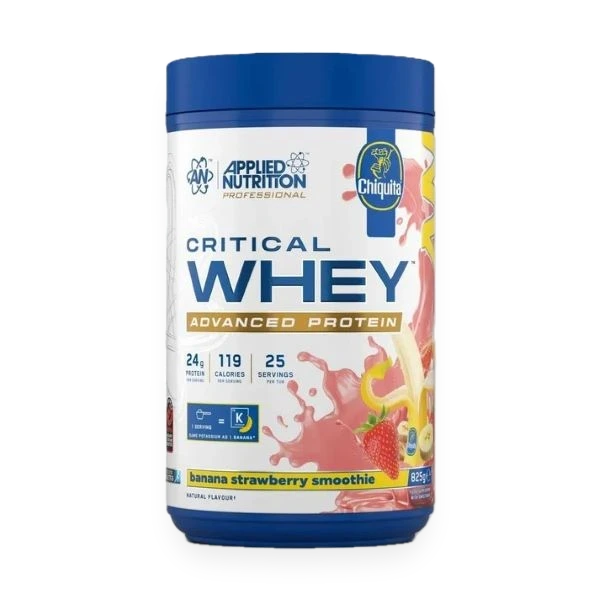 Critical Whey, Banana Strawberry Smoothie - 825 grams