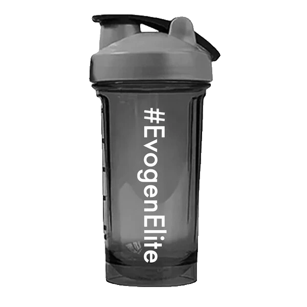 Evogen Elite Transparent Shaker, Grey - 500 ml.