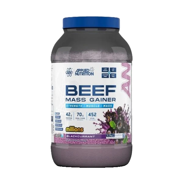 Beef Mass Gainer, Millions Blackcurrant - 3130 grams