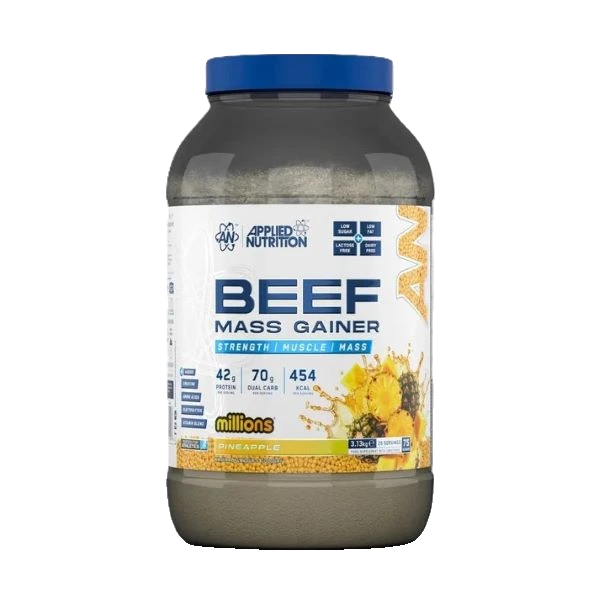 Beef Mass Gainer, Millions Pineapple - 3130 grams