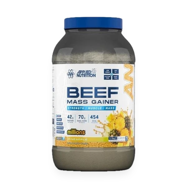 Beef Mass Gainer, Millions Pineapple - 3130 grams