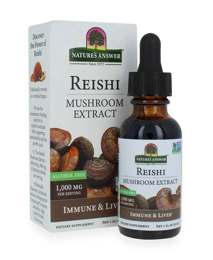 Reishi Mushroom Extract, 1000mg - 30 ml.
