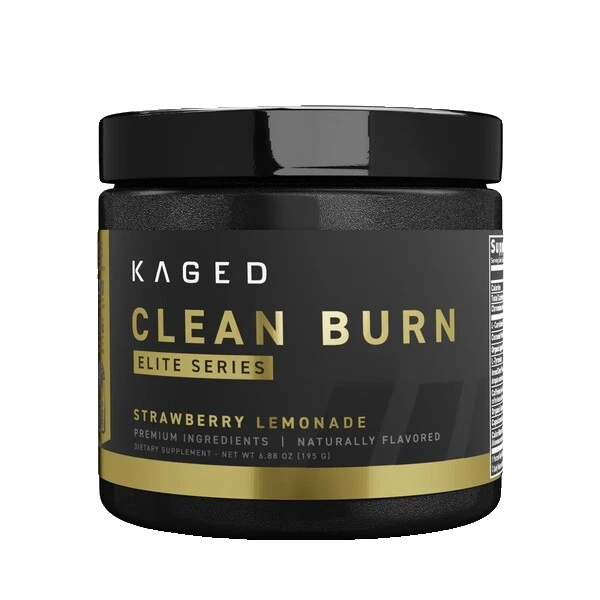 Clean Burn Powder - Elite Series, Strawberry Lemonade - 195 grams