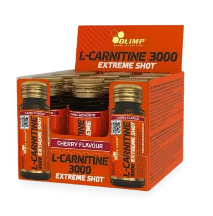 L-Carnitine 3000 Extreme Shot, Cherry - 9 x 25 ml.