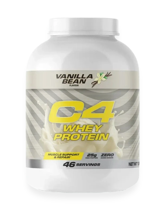 C4 Whey Protein, Vanilla Bean - 1587 grams