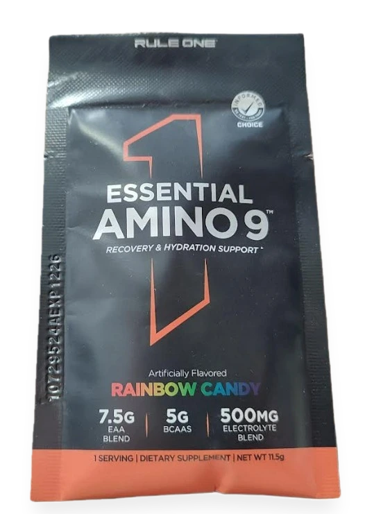 Essential Amino 9, Rainbow Candy - 11.5 grams (1 serving)