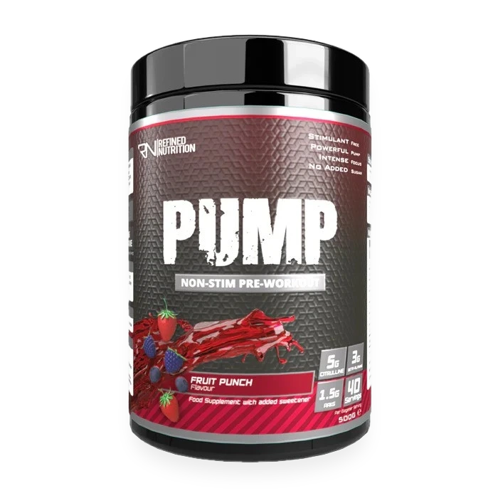 Pump Non-Stim, Fruit Punch - 500 grams