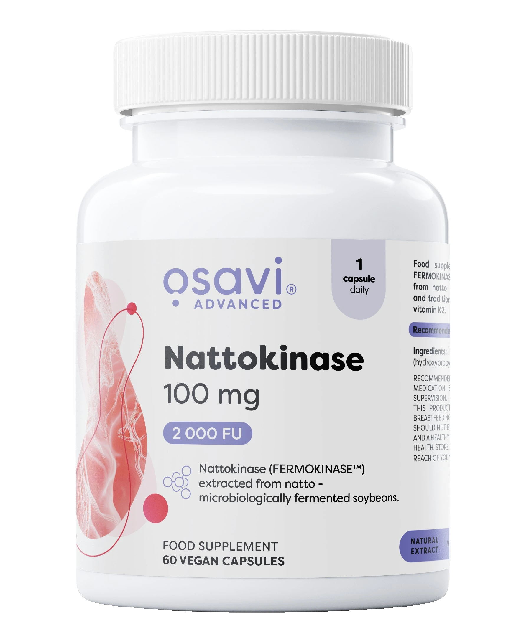 Nattokinase, 100mg - 60 vegan caps