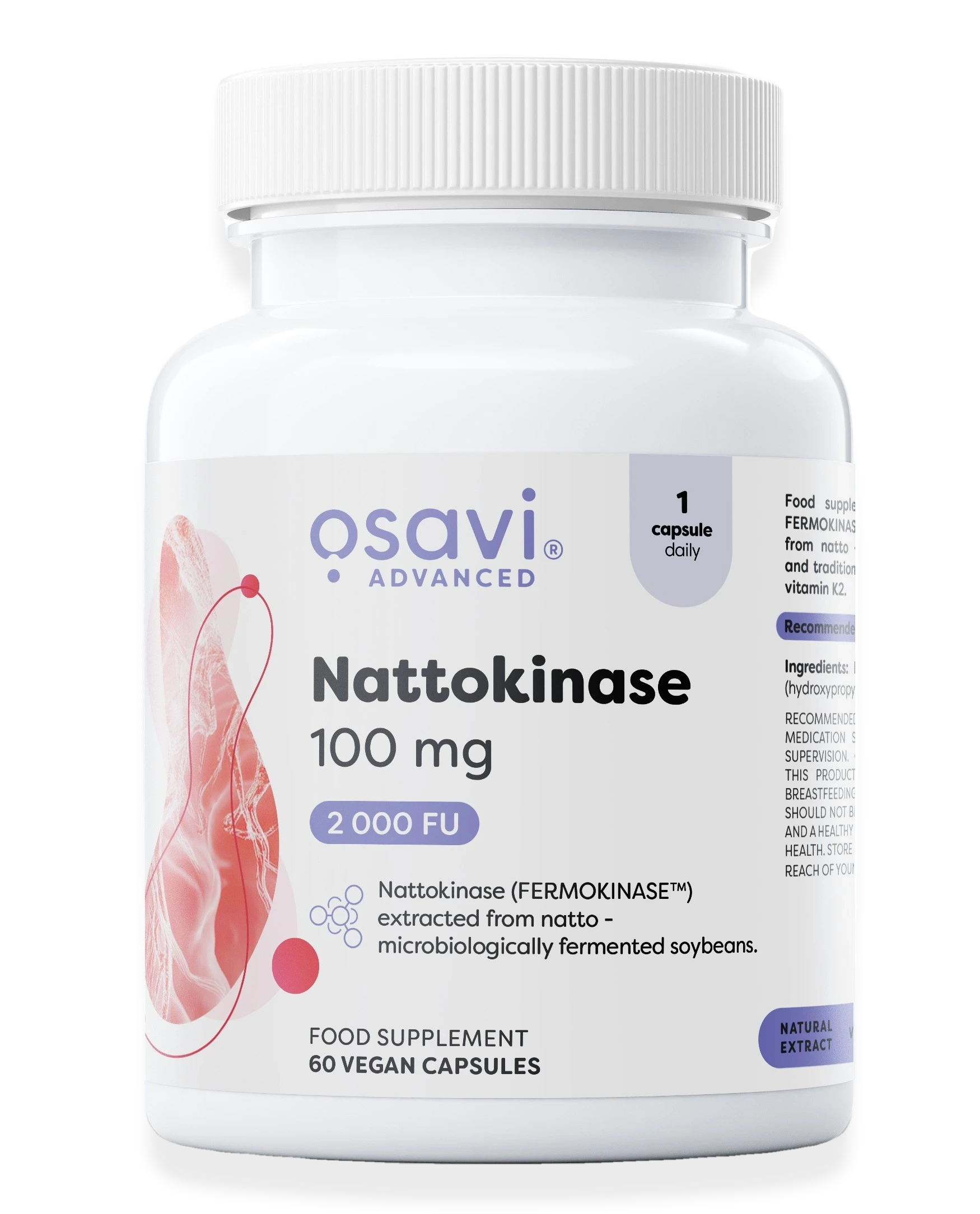 Nattokinase, 100mg - 60 vegan caps