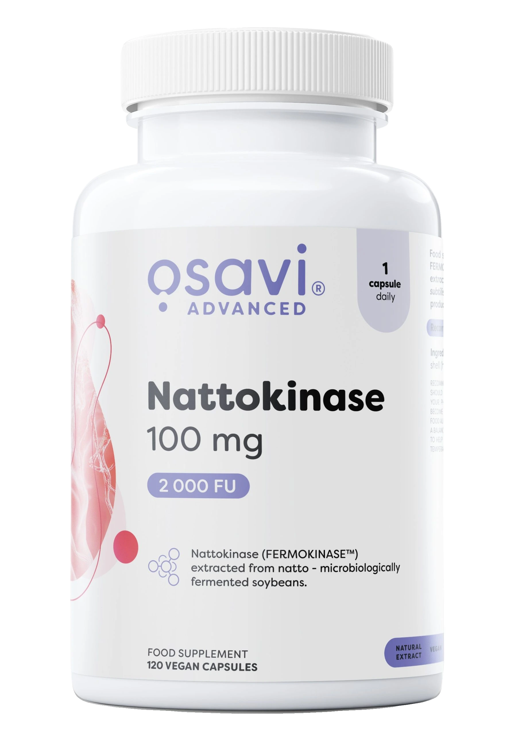 Nattokinase, 100mg - 120 vegan caps