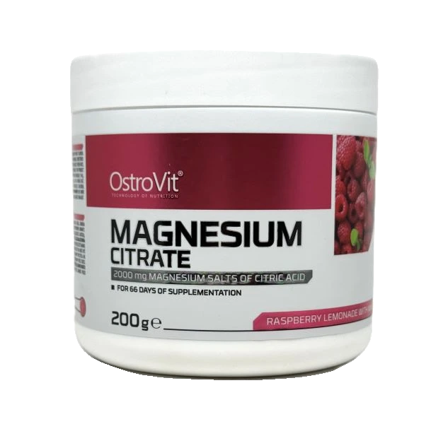 Magnesium Citrate, Raspberry Lemonade with Mint - 200 grams