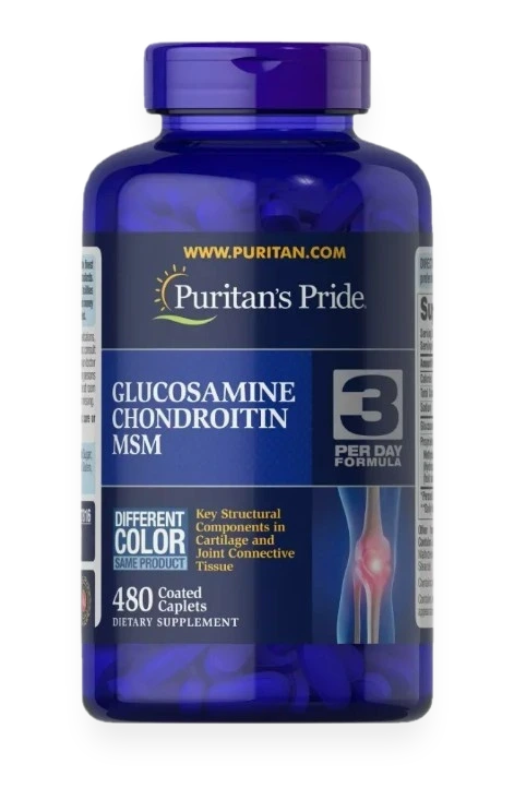 Glucosamine Chondroitin MSM - 480 coated caplets