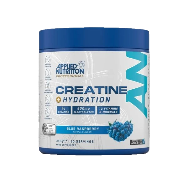 Creatine + Hydration, Blue Raspberry - 360 grams