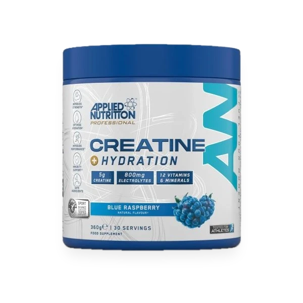 Creatine + Hydration, Blue Raspberry - 360 grams