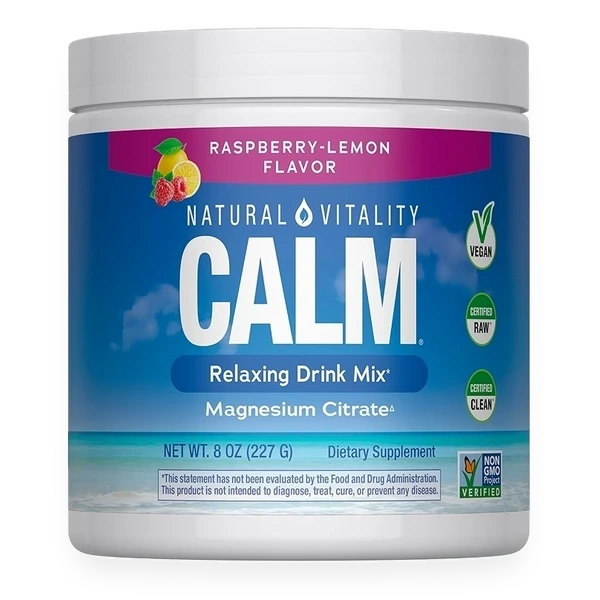 Natural Calm, Raspberry Lemon - 227 grams