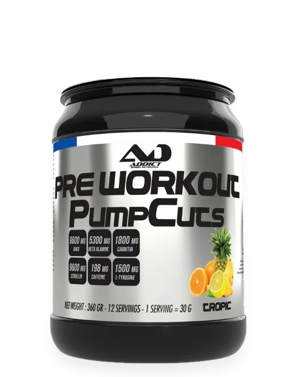 Pre Workout Pump Cuts, Tropic - 360 grams