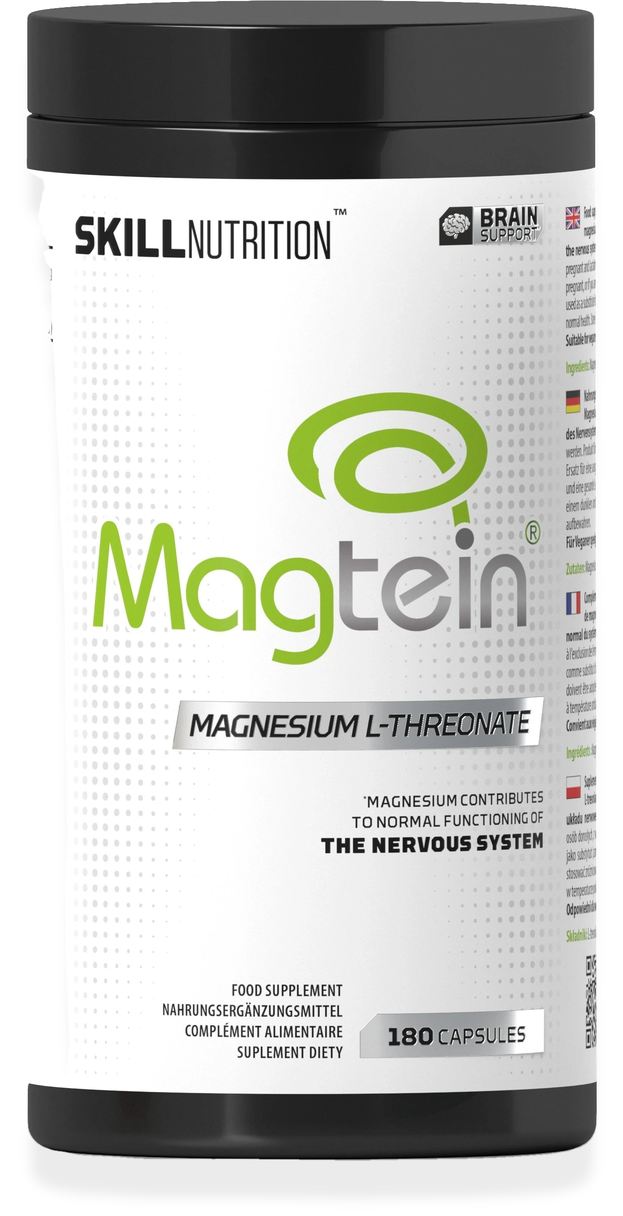 Magtein, Magnesium L-Threonate - 180 caps