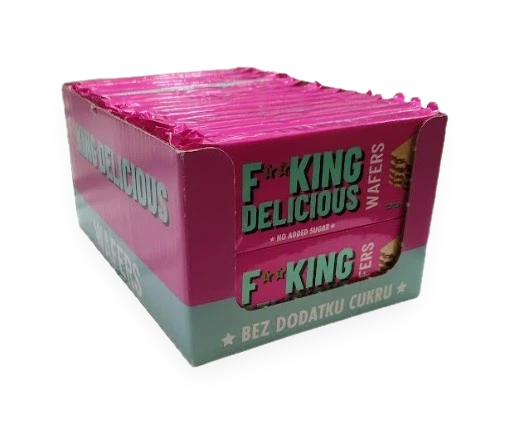 Fitking Delicious Wafers, Cocoa - 32 x 80g