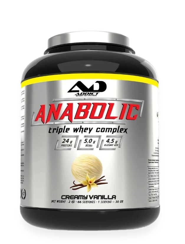 Anabolic Triple Whey Complex, Creamy Vanilla - 2000 grams