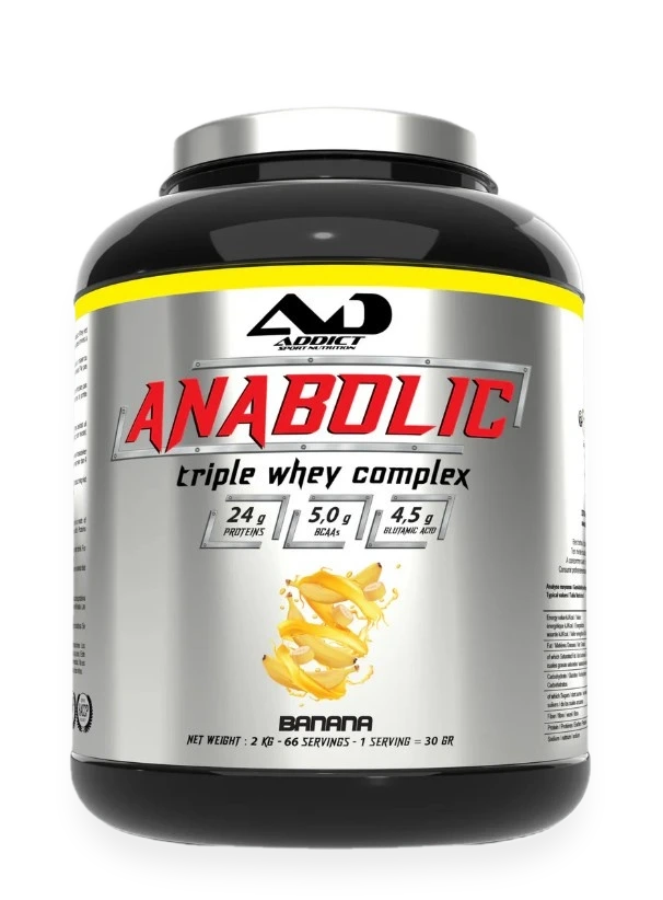 Anabolic Triple Whey Complex, Banana - 2000 grams