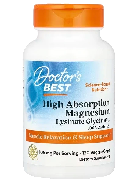 High Absorption Magnesium, 105mg - 120 vcaps