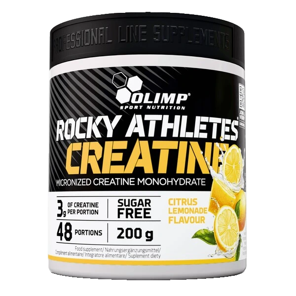 Rocky Athletes Creatine, Citrus Lemonade - 200 grams