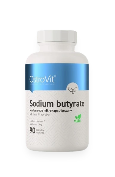 Sodium Butyrate, 600mg - 90 caps