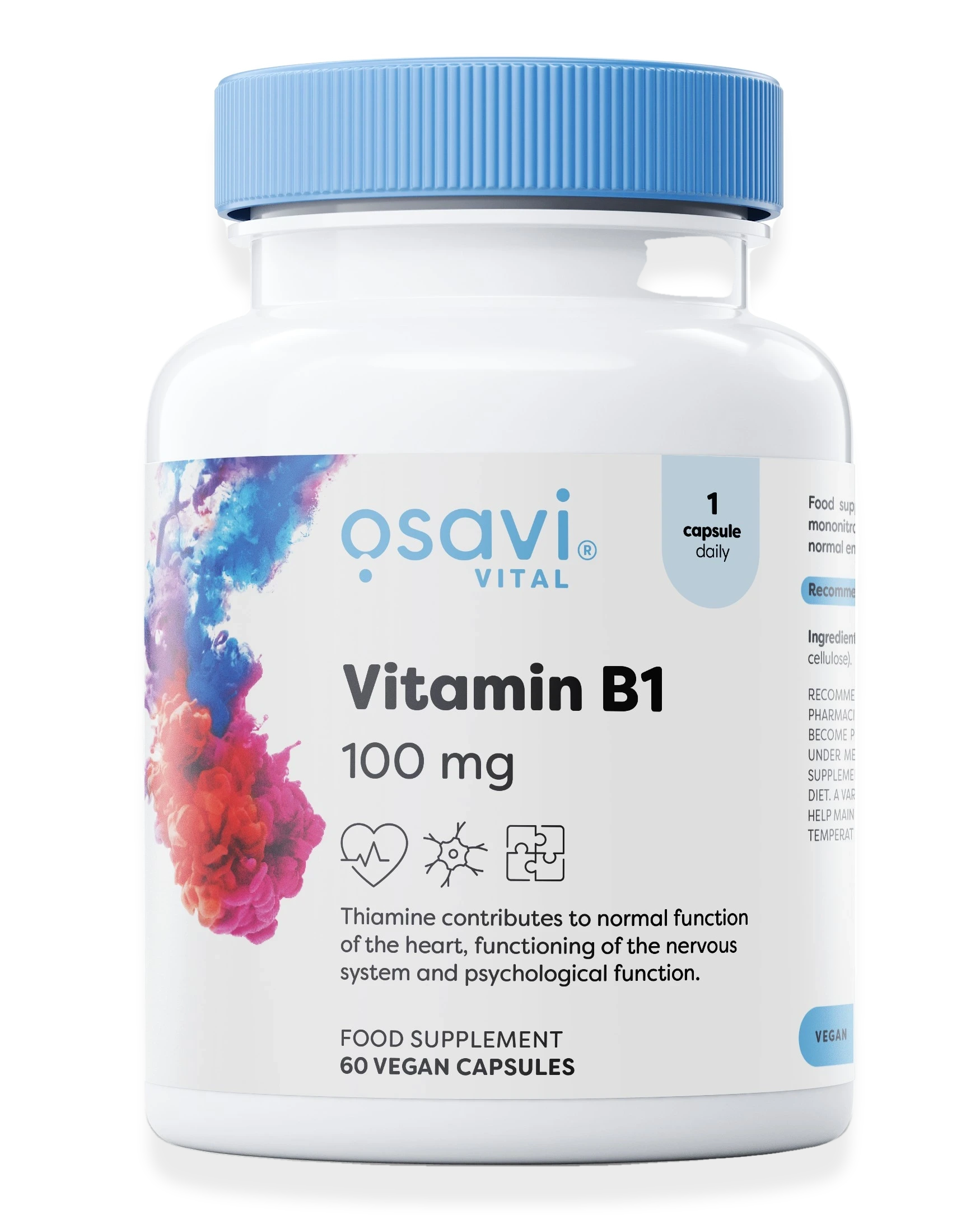 Vitamin B1, 100mg - 60 vegan caps