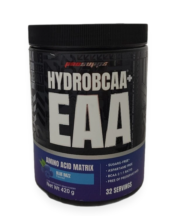 HydroBCAA + EAA, Blue Razz - 420 grams