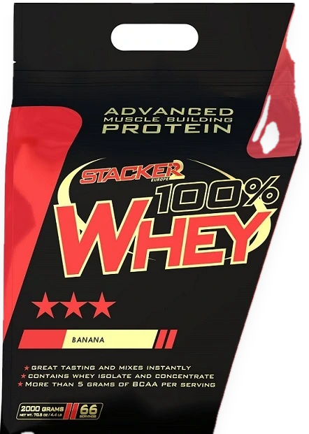 100% Whey, Banana - 2000 grams