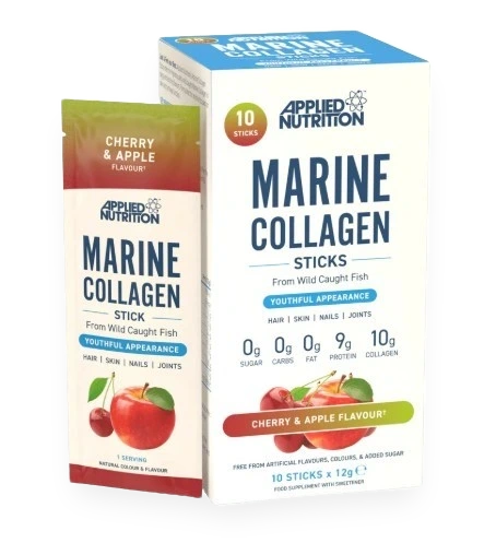 Marine Collagen Sticks, Cherry & Apple - 10 x 12g