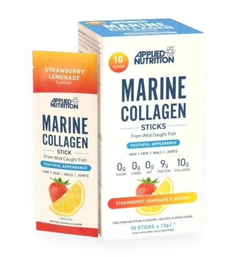 Marine Collagen Sticks, Strawberry Lemonade - 10 x 12g