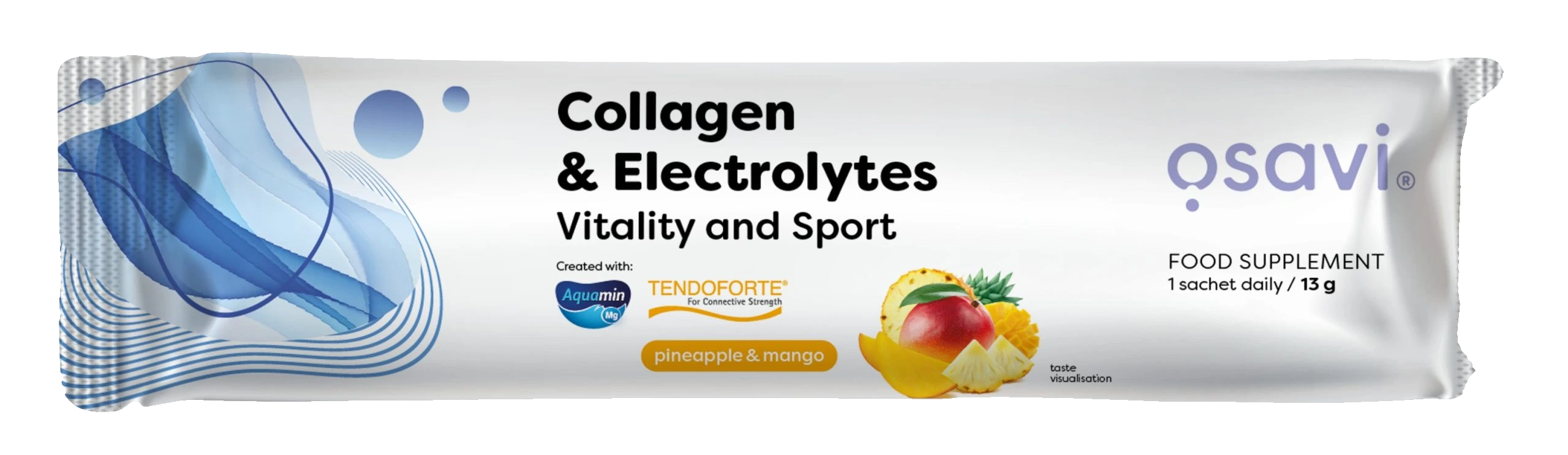 Collagen Electrolytes Vitality and Sport, Pineapple & Mango - 13 grams (1 serving)