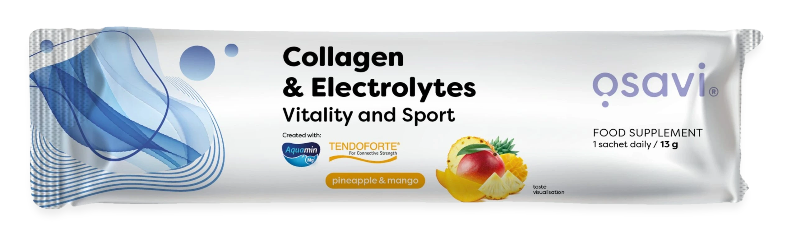 Collagen Electrolytes Vitality and Sport, Pineapple & Mango - 13 grams (1 serving)